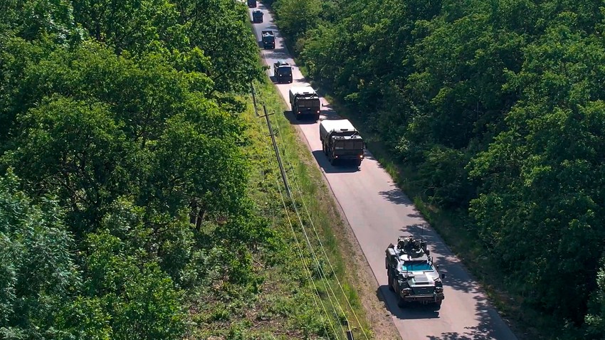 Ruske nuklearne vežbe - projektili "iskander" na slici objavljenoj 21. maja