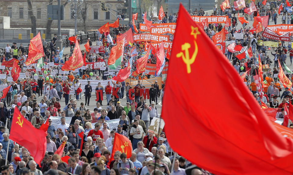 RUSSIA LABOR DAY (Labour Day celebrations in Moscow)