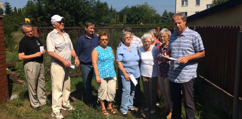 Protest mieszkańców Ochojca