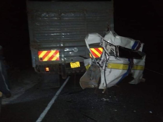 Road accident at Kingaatuani area on the Machakos-Kitui road