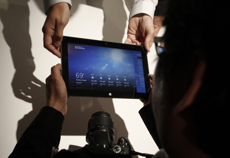 Tablet Surface od Microsoft