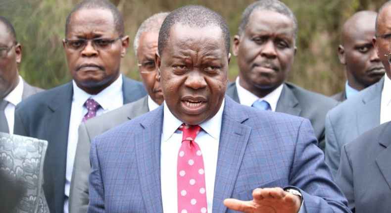 Former Interior CS Fred Matiang'i