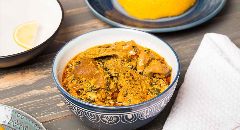 How to make Agushi or Akatewa soup