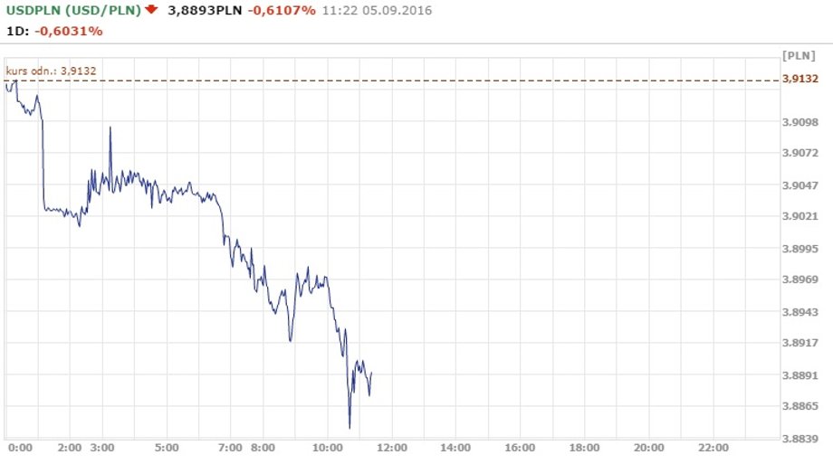 Kurs USD/PLN