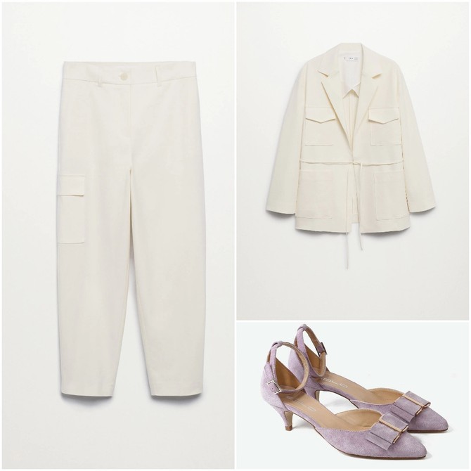 Sako i pantalone „Mango“, cipele „Solo“