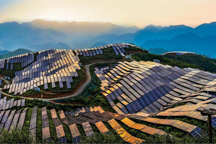A Xinyi Solar Holdings Ltd. photovoltaic power station on August 21, 2016, in Songxi, China.