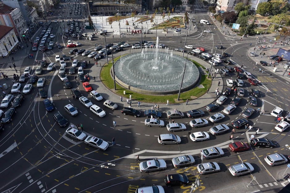 Taksisti, Slavija protest 11. dan