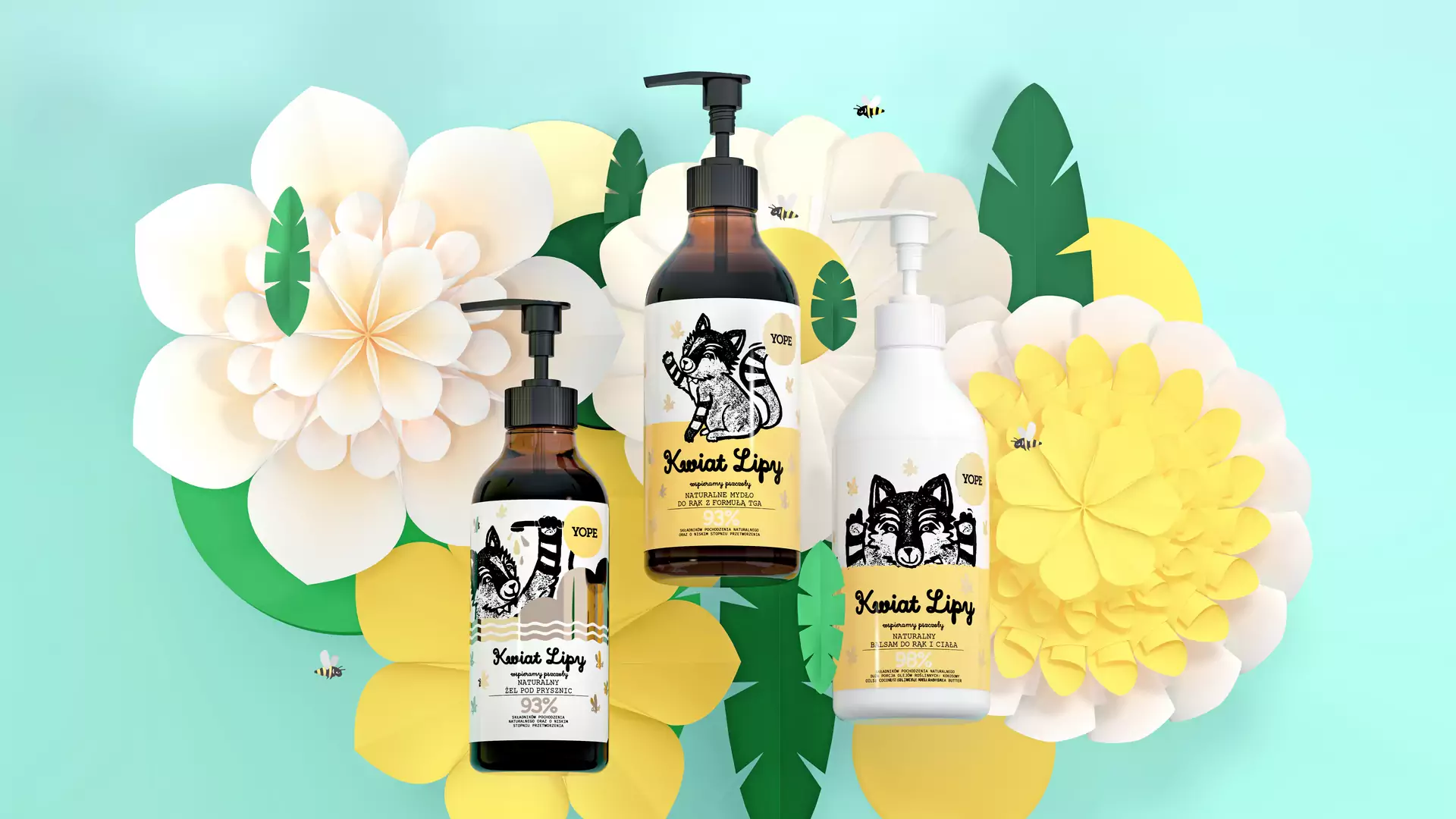 Na ratunek polskim pszczołom. Za pieniądze z nowej linii kosmetyków YOPE posadzi łąki