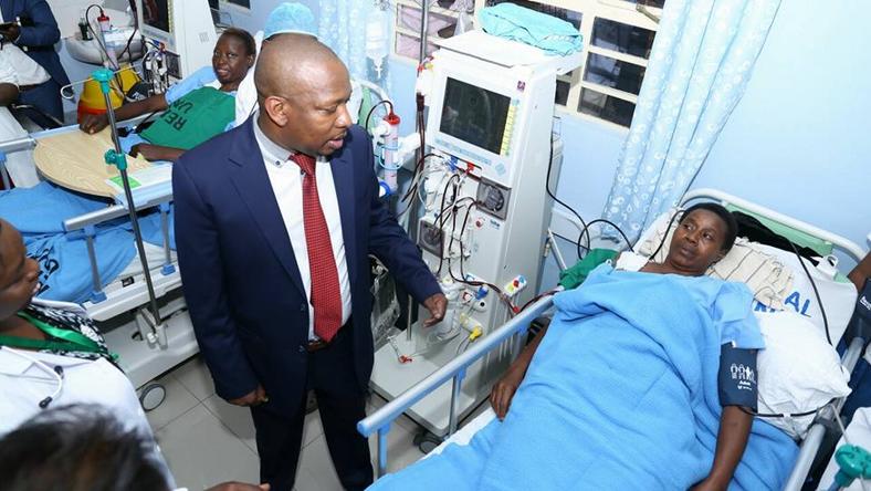 Image result for mike sonko in hospital