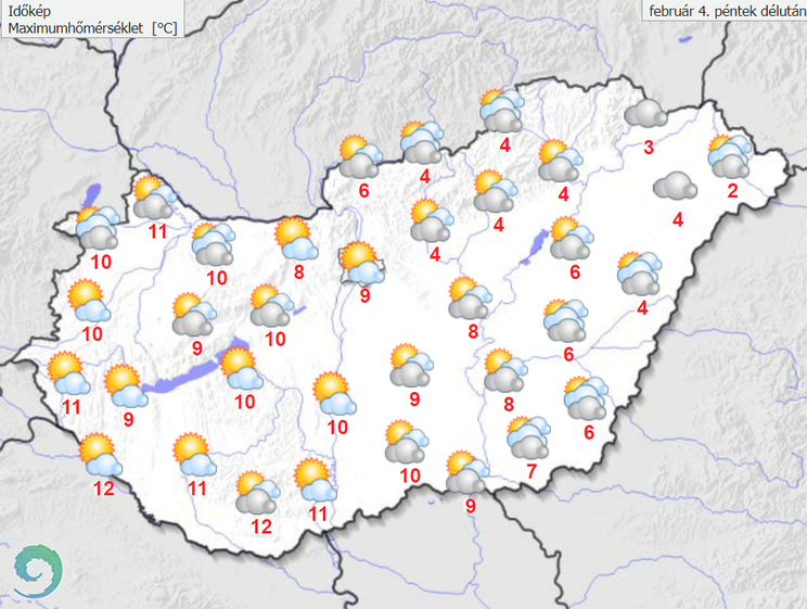 Ilyen idő vár ránk ma délután /Fotó: met.hu