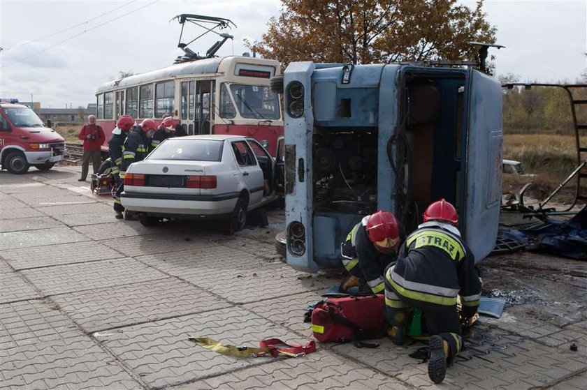 Straż pożarna na ćwiczeniach