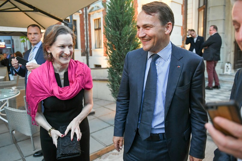 Anne Applebaum i Radosław Sikorski