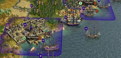 Screen z gry "Sid Meier's Civilization IV: Colonization"