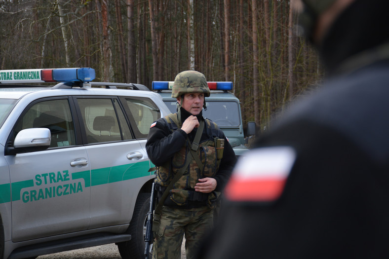 Wzmocnienie Straży Granicznej w Świnoujściu przez żołnierzy 8. koszalińskiego pułku przeciwlotniczego 