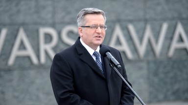 Komorowski o zapowiedzi Camerona ws. wsparcia dla Ukrainy: ciekawe działanie