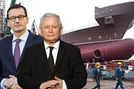 stocznie Jarosław Kaczyński Mateusz Morawiecki