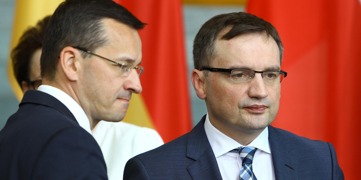 Mateusz Morawiecki i Zbigniew Ziobro