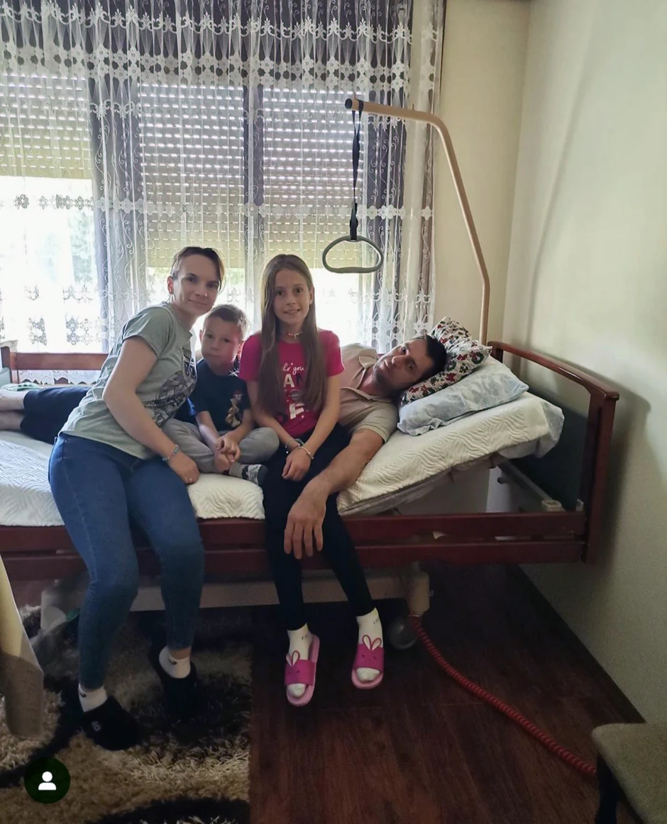 Slaviša Despotović i porodica