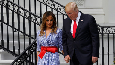 Melania Trump świętuje Dzień Niepodległości w stylizacji w kolorach flagi USA