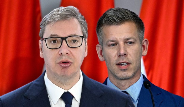 Aleksandar Vučić i Peter Mađar 