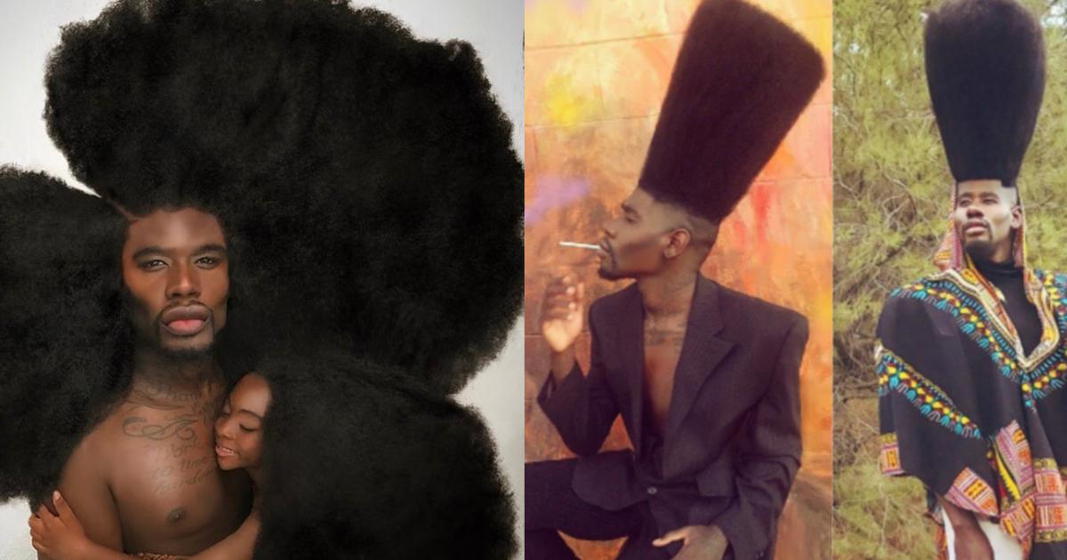 Benny Harlem and his record-breaking hair (more photos) | Pulse Nigeria