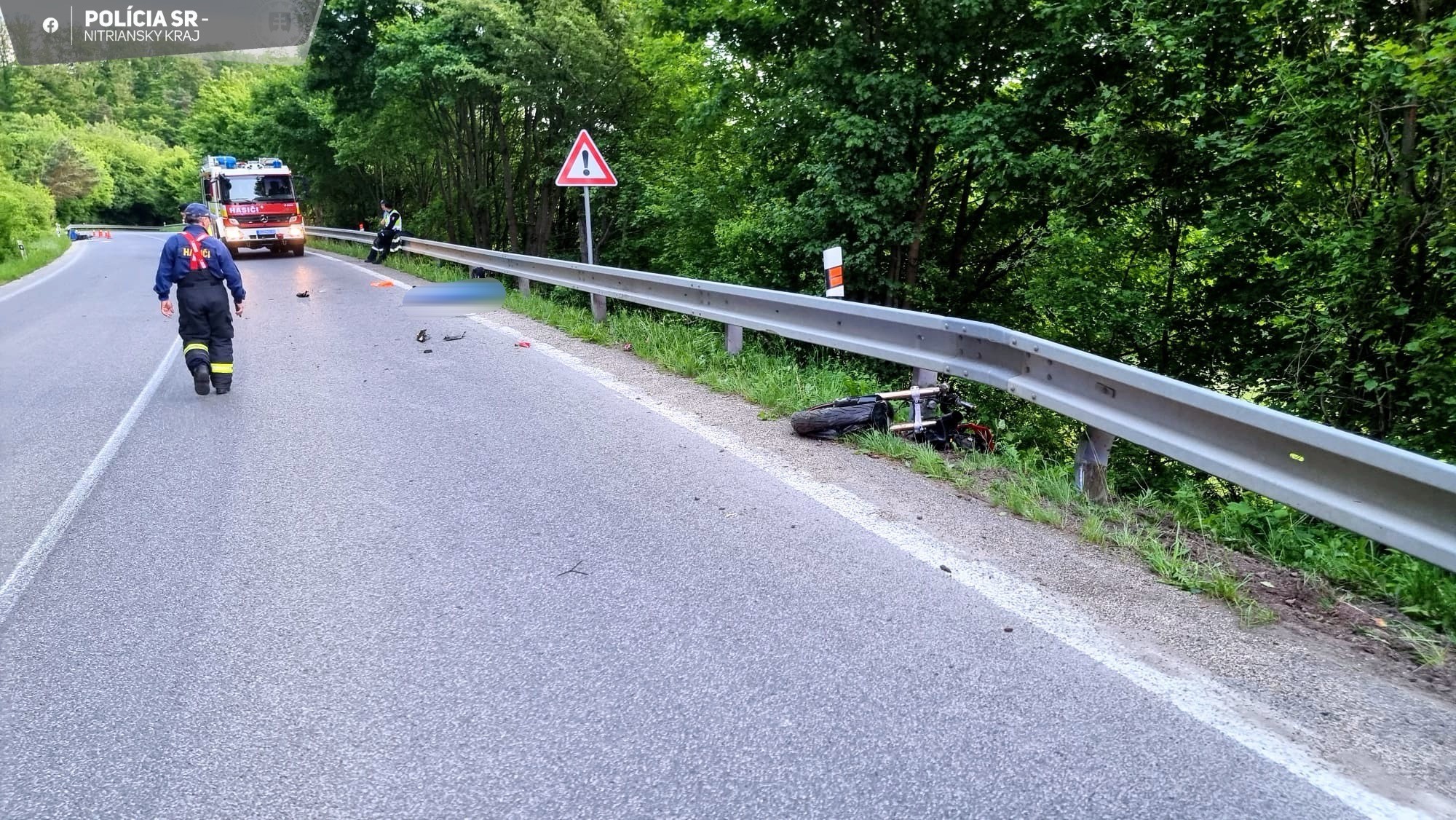 V okrese Zlaté Moravce došlo k smrteľnej nehode motocyklistu.
