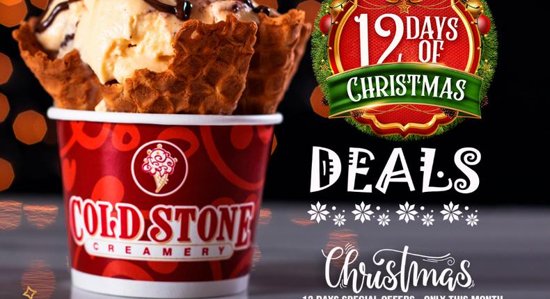 Enjoy 12 days if creamy Christmas offers with Cold Stone this December!