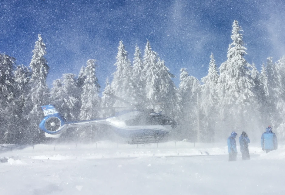 Helikopterom prebačen u bolnicu