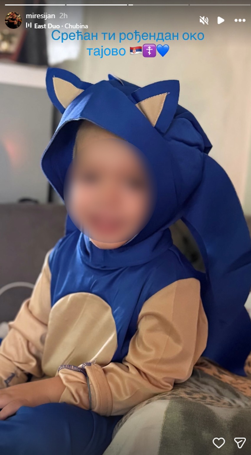 Bojana i Mirko Šijan slave sinu Vukanu rođendan