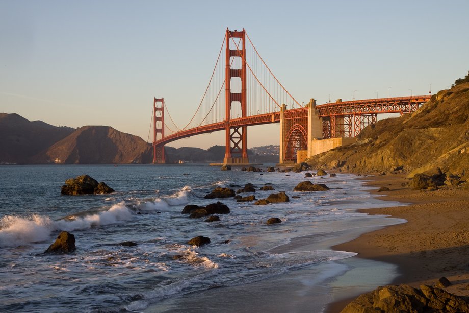 Plaża w San Francisco, na której zorganizowano pierwszego Burning Mana w 1989 roku