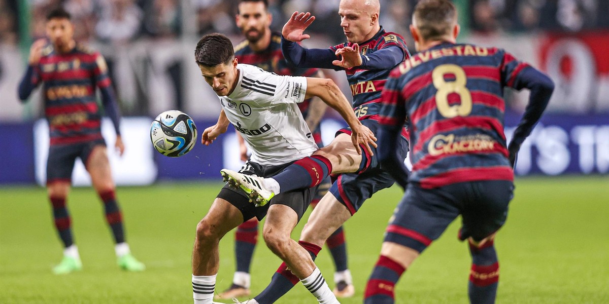 Legia zremisowała z Pogonią 1:1.