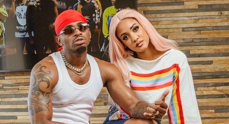 Diamond Platnumz with Tanasha Donna