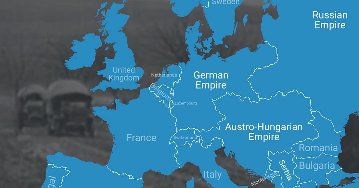 This Animated Map Shows How World War I Changed Europes Borders