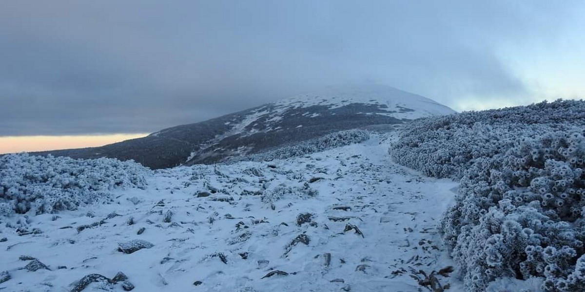 Atak zimy w górach. Odczuwalna temperatura to minus 35 stopni.