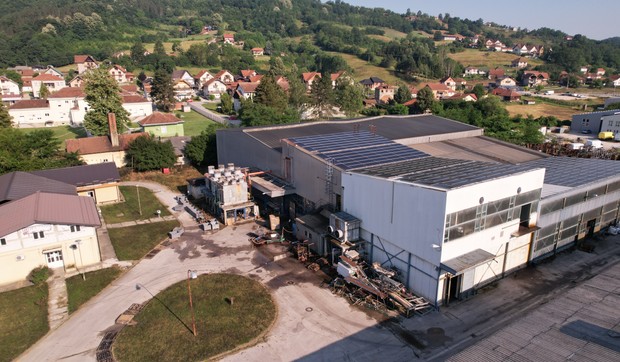 Mesto gde je došlo do curenja amonijaka u Guči