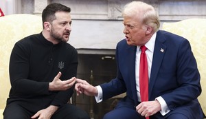 Volodimir Zelenski i Donald Tramp u Beloj kući 28. februara 2025.