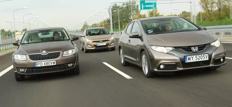 Honda Civic kontra Hyundai i30 i Skoda Octavia - atrakcyjne używane pięcioletnie kompakty