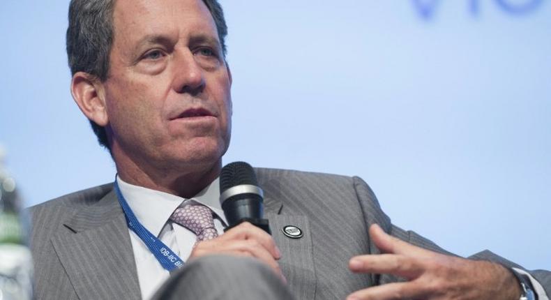 Peru's Finance Minister Alfredo Thorne, pictured in 2016, was heard in a leaked recording apparently pressuring a senior financial official to approve an airport construction contract in return for an increased budget allocation