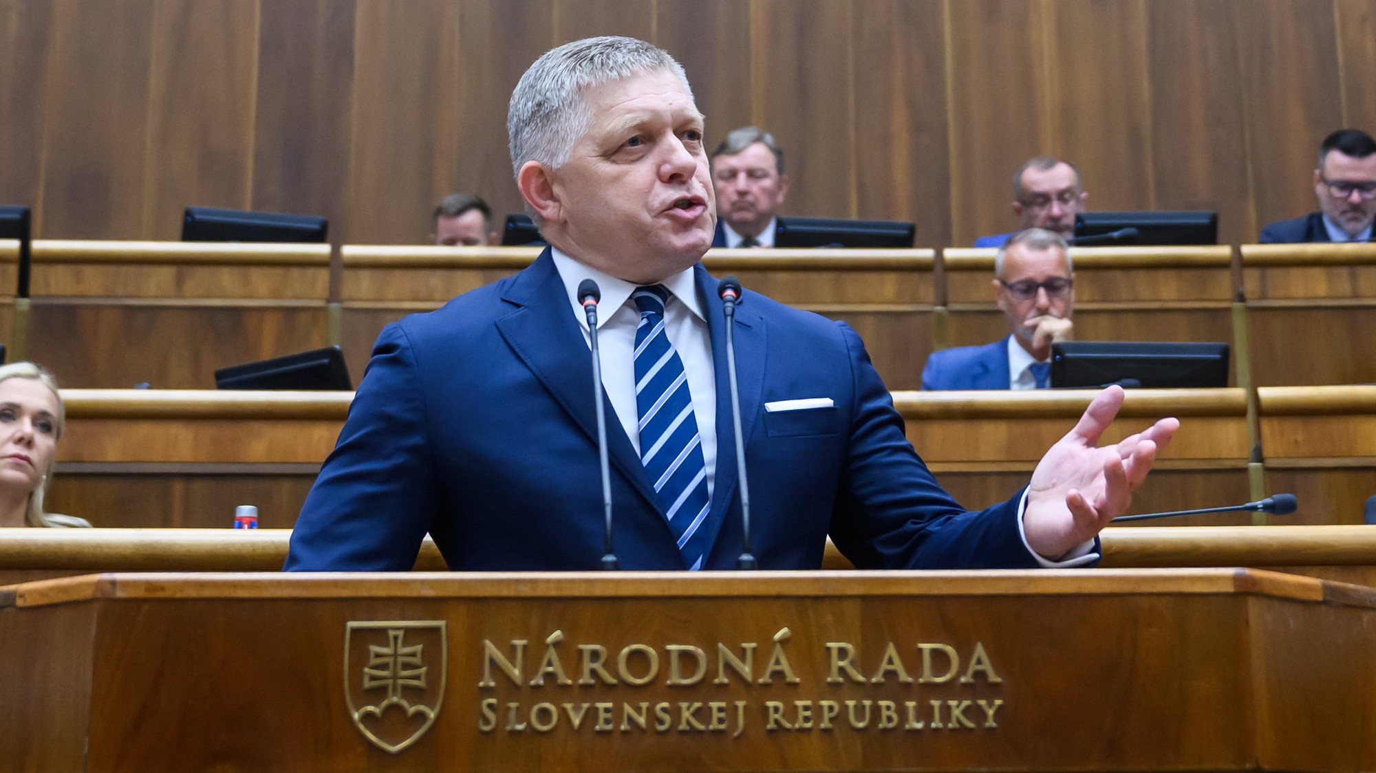 Predseda vlády SR Robert Fico (Smer-SD).