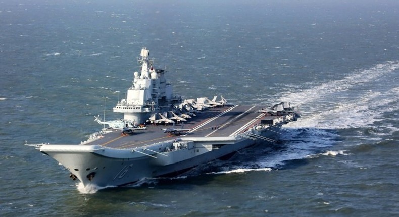 The second-hand, Soviet-era Liaoning is China's only aircraft carrier