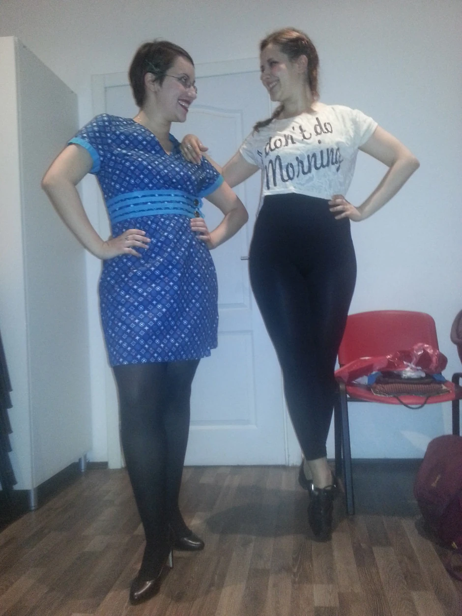 Razbijanje treme pred nastup dve koreografkinje Biljana Pajić i Ana Kotevski