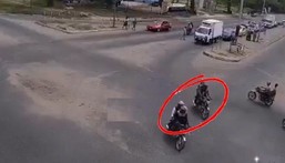 Bullion van attack CCTV