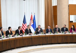 Aleksandar Vučić i studenti Univerziteta Harvard i (MIT)