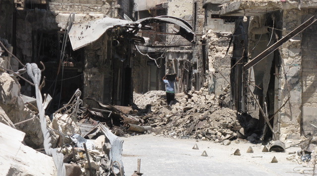 Syryjskie Aleppo zostało w trakcie wojny praktycznie zmiecione z powierzchni ziemi