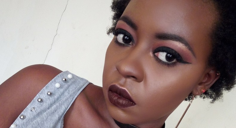 Deola Adebiyi creates a dark and vampy look for Valentine's day