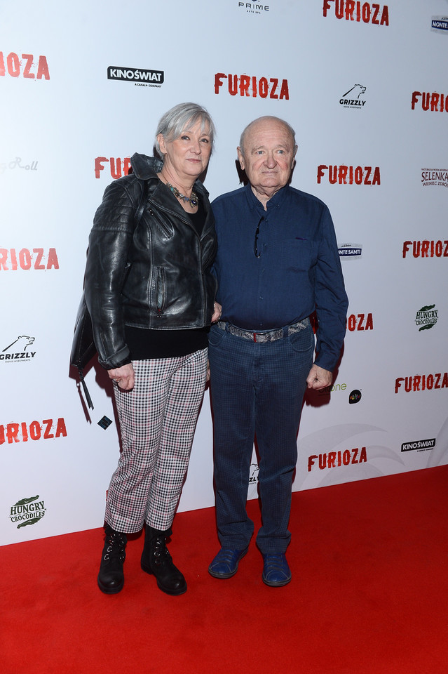 Gwiazdy na premierze filmu "Furioza": Maciej Damięcki z żoną Joanną