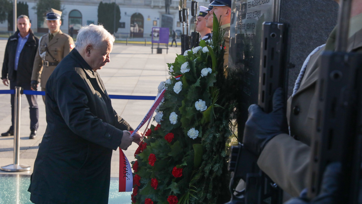 Głośny incydent z udziałem Jarosława Kaczyńskiego. Jest decyzja prokuratury