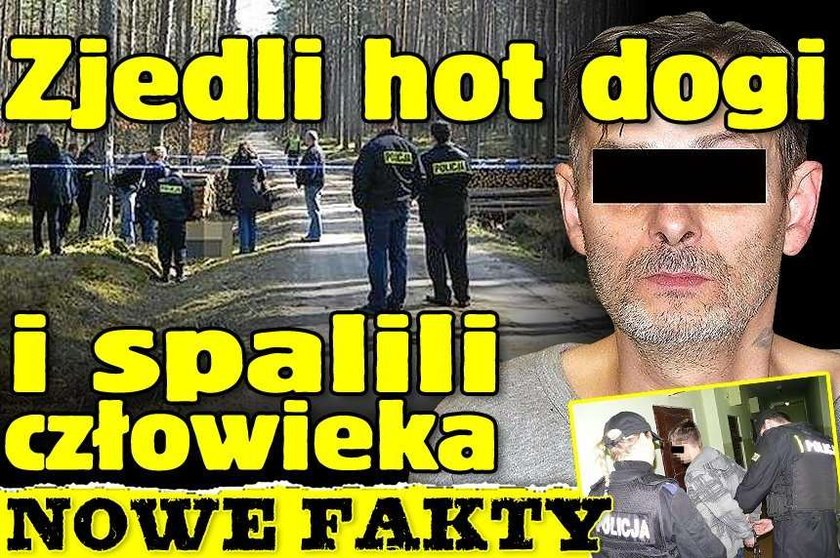 Co za bestie! Zjedli hot dogi i spalili człowieka! Nowe fakty