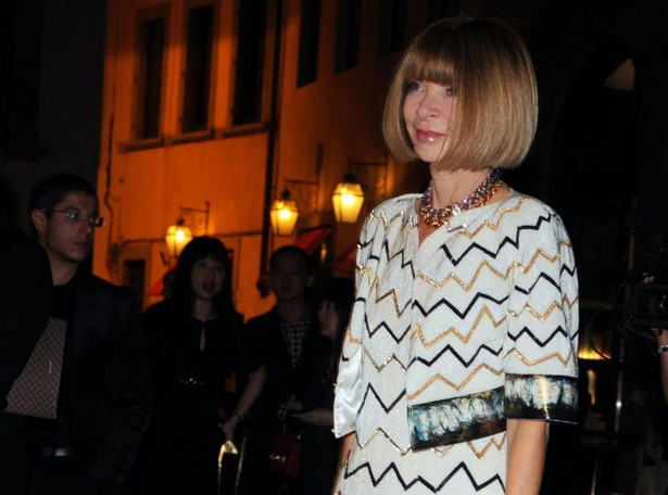 Anna Wintour zdegustowana Silvio Berlusconim