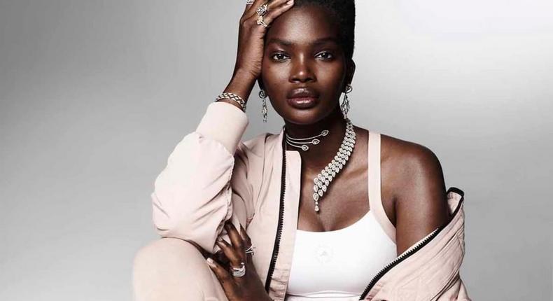 Ugandan supermodel Aamito Lagum shares screen with Idris Elba, Tilda ...